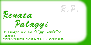 renata palagyi business card